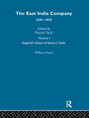 cover image of East India Company V1